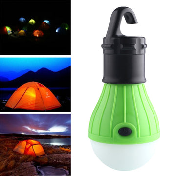 Portable LED light bulb with hanging hook for camping tent, or outdoor fishing