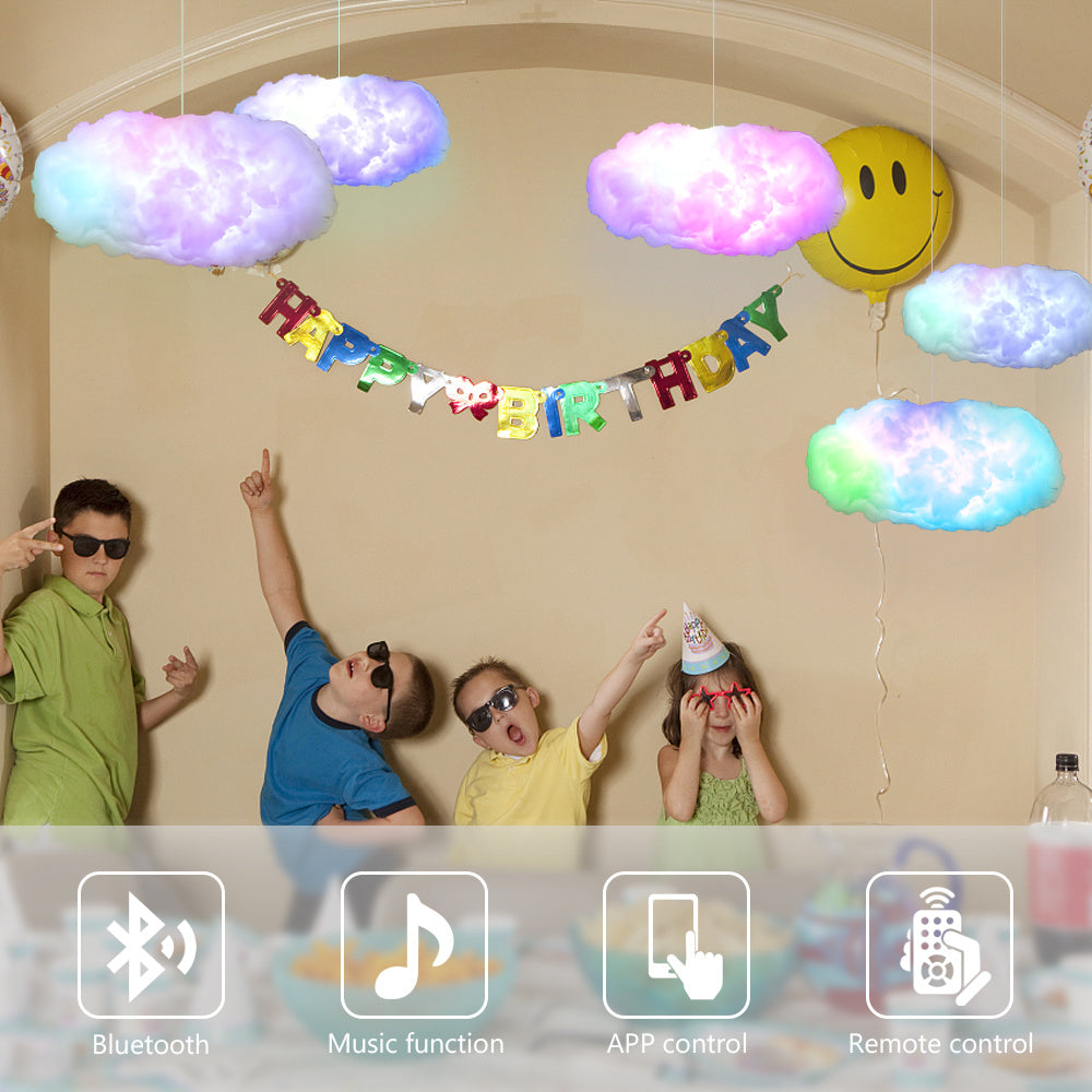 Cloud Shape Light with USB and Music Sync App Control