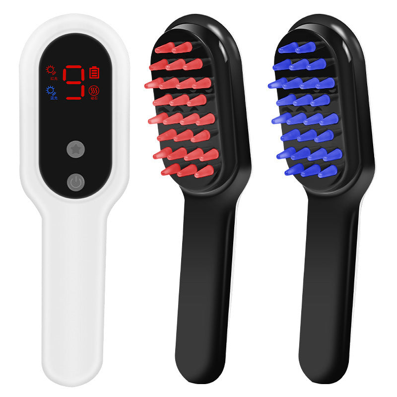 Electric massage comb and magnetic therapy