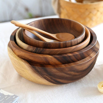 Wooden Bowl – Handcrafted, Eco-Friendly & Stylish for Dining