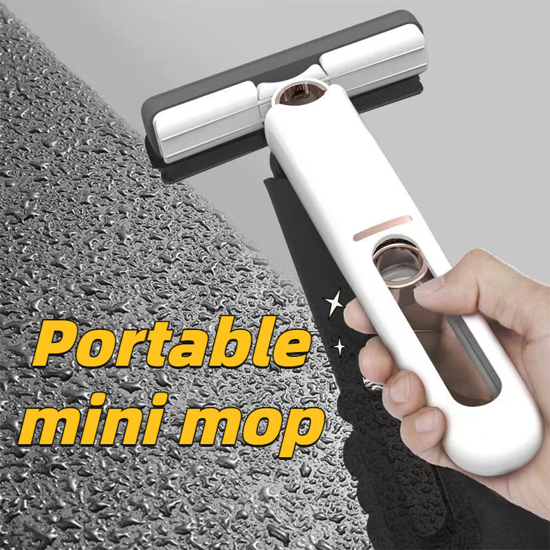 New portable self-squeezing mini mop