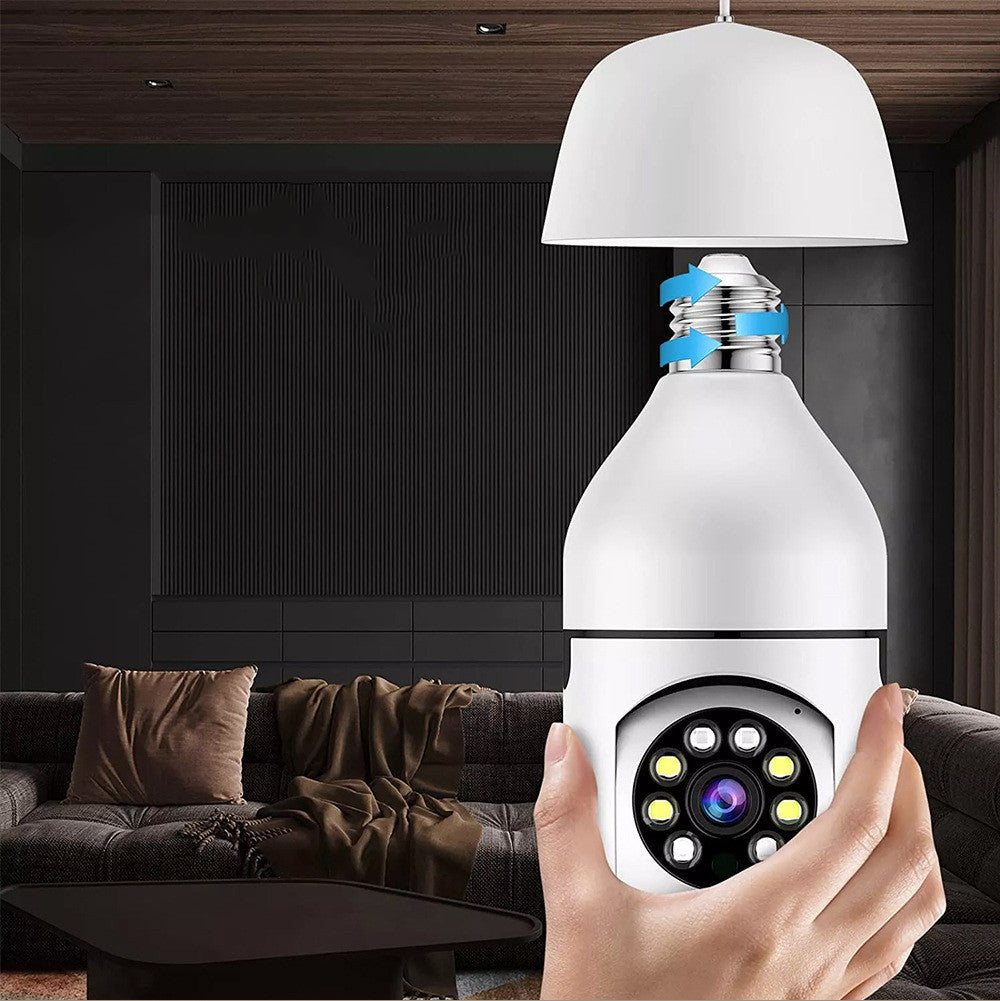 Home Light Bulb Surveillance Camera