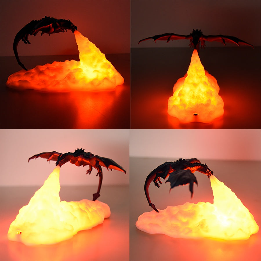 Dragon Spits Fire LED Light