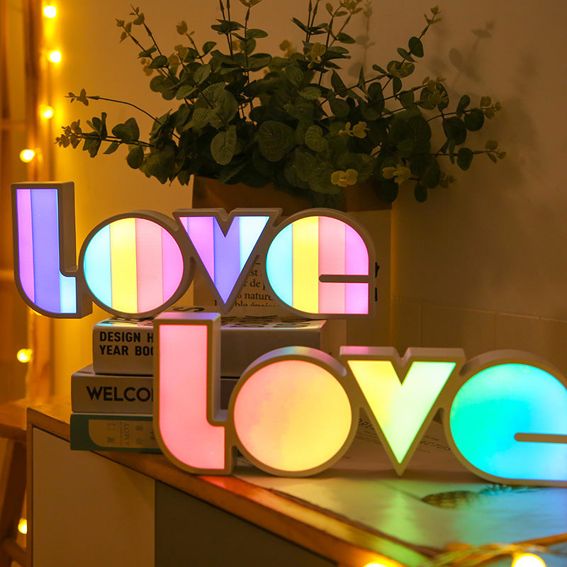 LOVE LED light